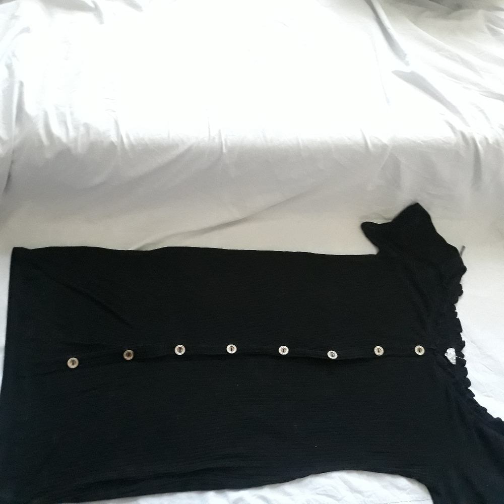 Black mini dress